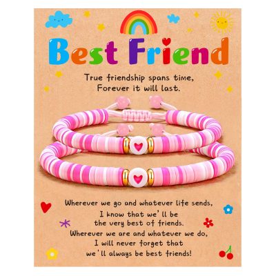 DORANA-Best-Friend-Friendship-Bracelets-2-BFF-Matching-Heart-Bracelet-Women-Girls-Kid-Matching-bracelets-Friends-BFF-2-Teen-Birthday-Christmas-Jewelry